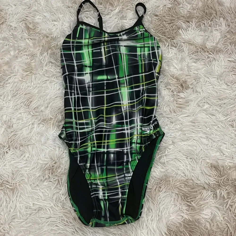 Speedo Power FLEX Eco Swimsuit size 8/34 - Picture 1 of 9